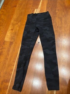 Lululemon Black Camo High-Waist Leggings